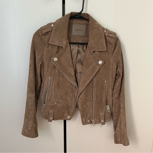 BLANK NYC Suede Leather Motorcycle Jacket - Picture 3 of 5